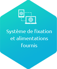 Mounting-system--and-power-supplies--provided Système de fixation et alimentations fournis