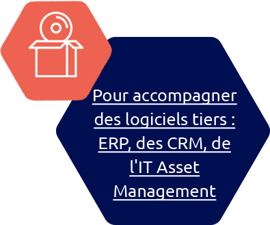 acompagnement Pour accompagner logiciel des logiciels tiers : erp, crm, IT asset management
